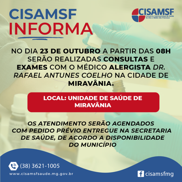 Leia mais sobre o artigo CONSULTAS E EXAMES NA CIDADE DE MIRAVÂNIA