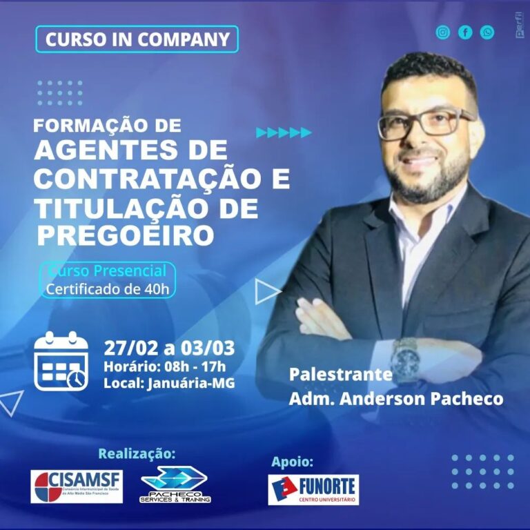 Leia mais sobre o artigo SERVIDORES DO CISAMSF E MUNICÍPIOS CONSORCIADOS PARTICIPARÃO DO CURSO DE FORMAÇÃO DE AGENTE DE CONTRATAÇÃO E TITULAÇÃO DE PREGOEIRO EM ATUALIZAÇÃO À NOVA LEI DE LICITAÇÕES E IMPLEMENTAÇÃO DA CENTRAL DE COMPRAS